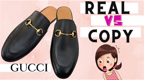 gucci princetown fake vs real|gucci princetown mule.